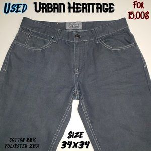 Urban Heritage - Blue Jeans - 34x34 - Used